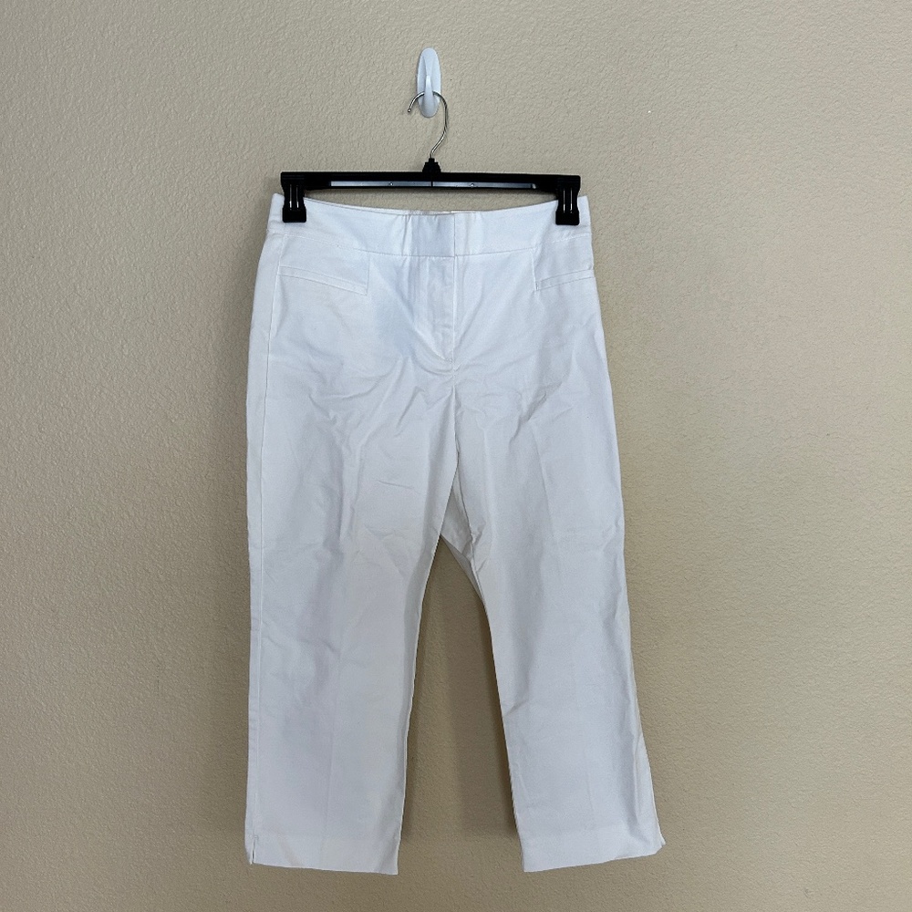 White Crop Ann Taylor